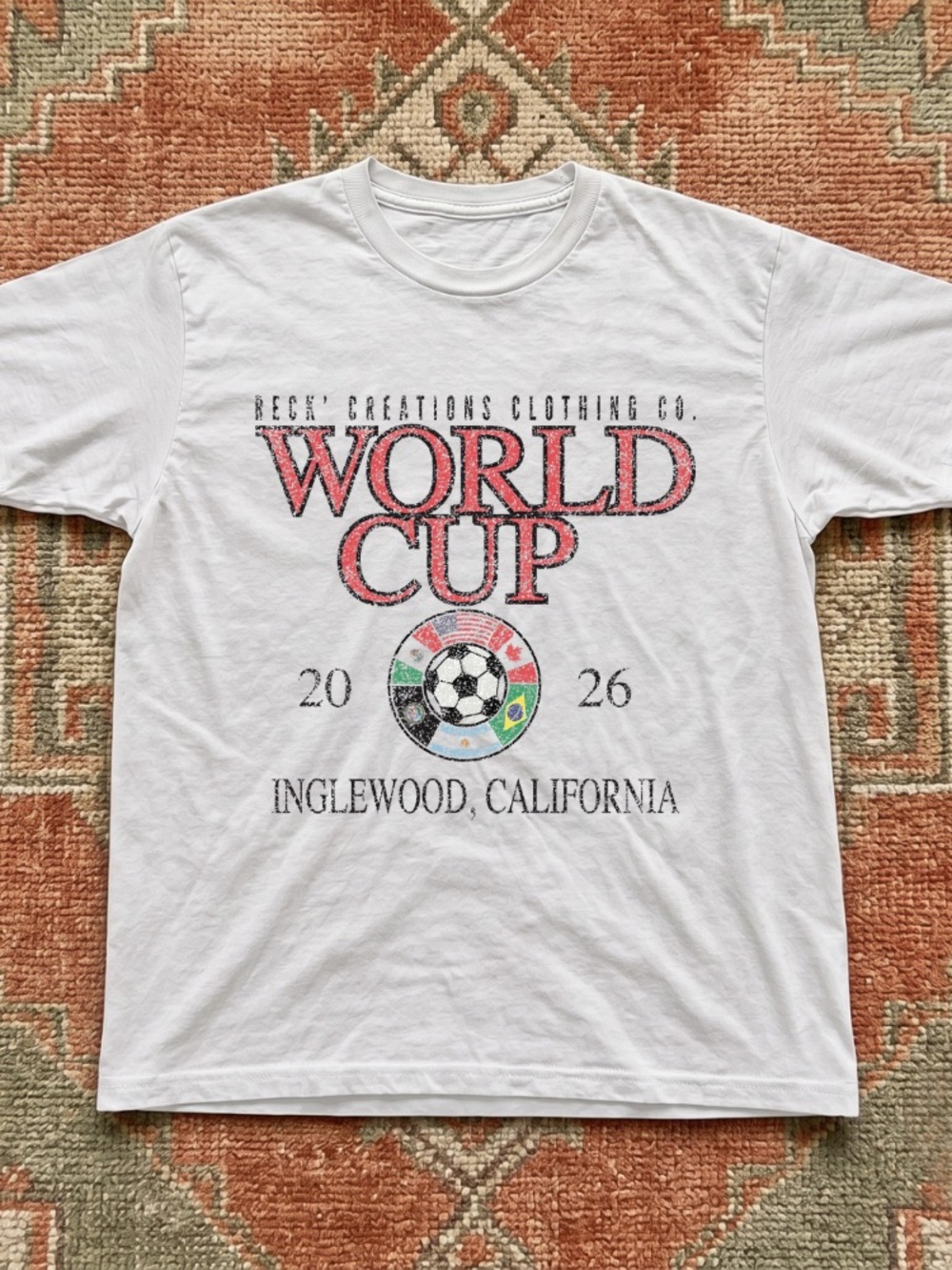 World Cup 26 Inglewood California Graphic Tee - White